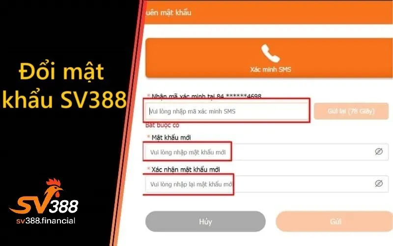 Hướng dẫn chi tiết các bước đổi mật khẩu SV388